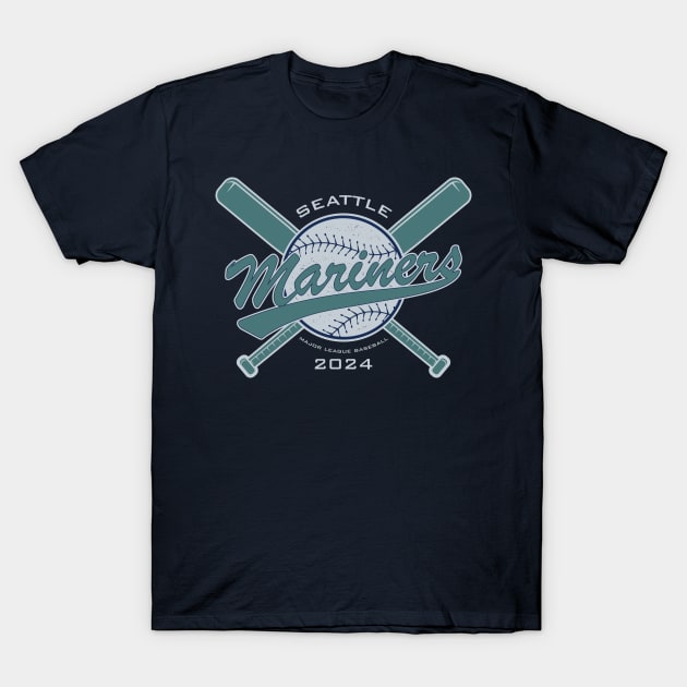 Mariners 24 T-Shirt by Nagorniak